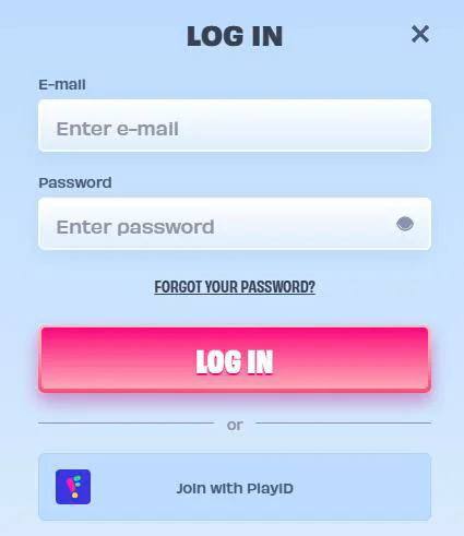 login form